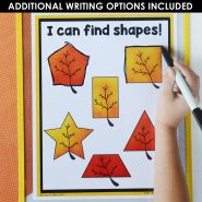 Thumb-Fall Leaf Shape Mats (3)