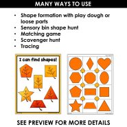 Thumb-Fall Leaf Shape Mats (4)