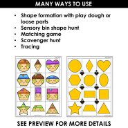 Thumb-Scarecrow Shape Mats (3)
