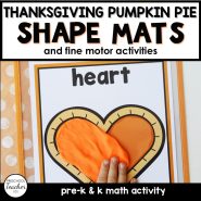 Cover-Thanksgiving Shape Mats-Pumpkin Pie