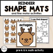 Cover-Reindeer Shape Mats