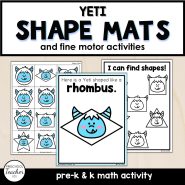 Cover-Yeti Shape Mats
