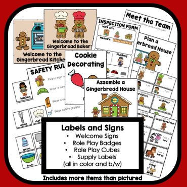 Gingerbread Man Dramatic Play - Preschool Teacher 101