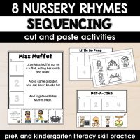 Nursery Rhyme Sequencing Cut and Paste Activities